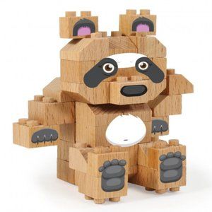 Panda - Wood Building Bricks